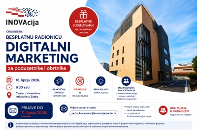 INOVAcija organizira besplatnu radionicu o digitalnom marketingu za poduzetnike i obrtnike