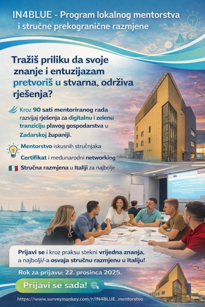 IN4BLUE program lokalnog mentorstva i stručne prekogranične razmjene