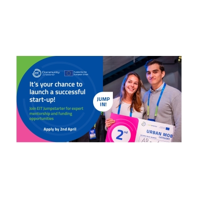 Prijavite se na EIT Jumpstarter 2025 i pretvorite svoju inovaciju u uspješan poslovni pothvat!